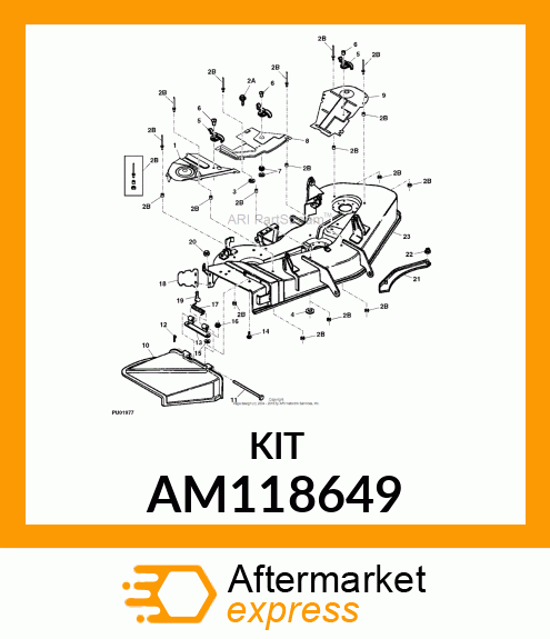 Deflector Kit AM118649