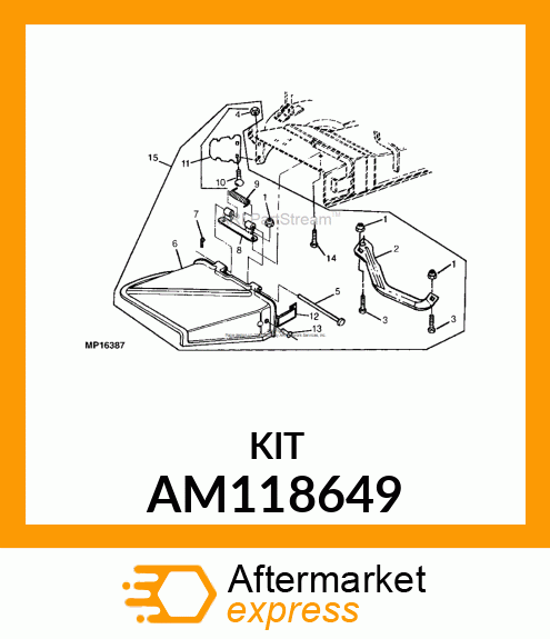 Deflector Kit AM118649