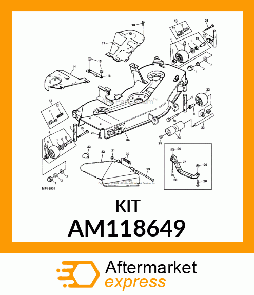 Deflector Kit AM118649