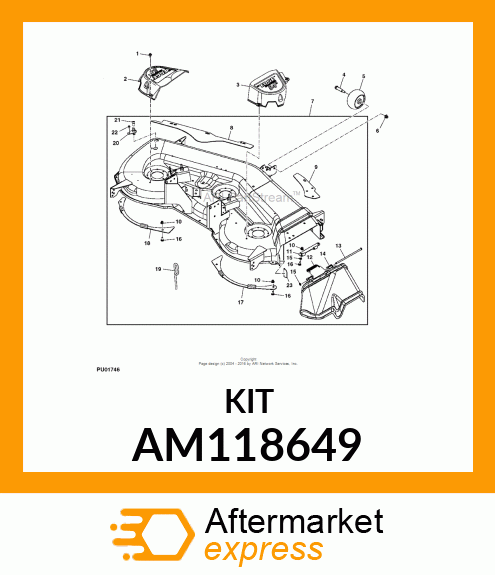 Deflector Kit AM118649