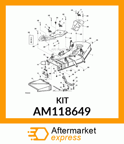 Deflector Kit AM118649