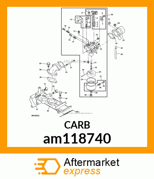 CARBURETOR am118740