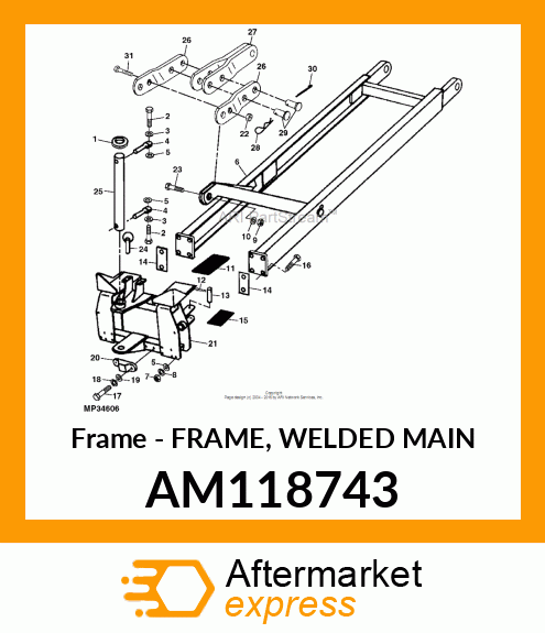 Frame Welded Main AM118743