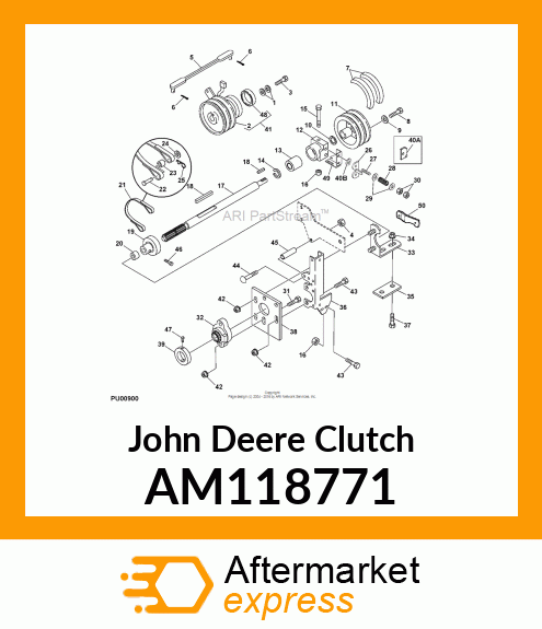 CLUTCH, PTO AM118771