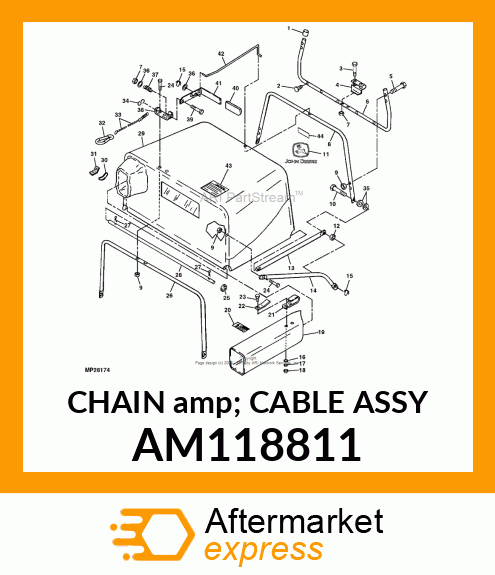 CHAIN amp; CABLE ASSY AM118811