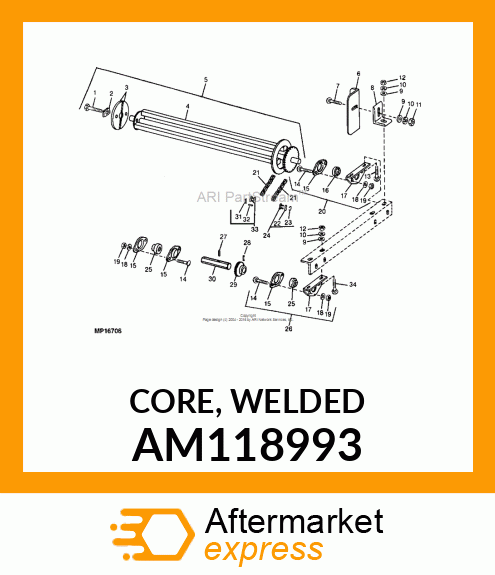 CORE, WELDED AM118993