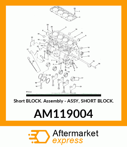 Short Block Asm AM119004