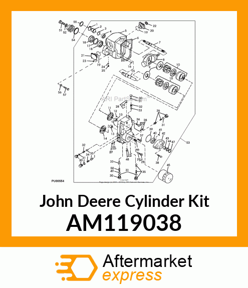 CYLINDER KIT, KIT, CYLINDER BLOCK AM119038