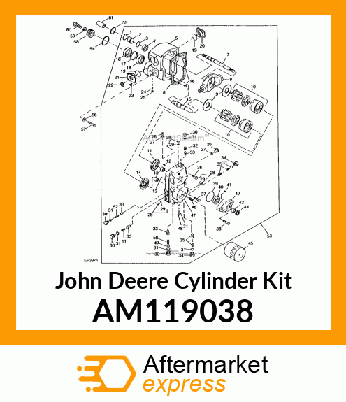 CYLINDER KIT, KIT, CYLINDER BLOCK AM119038