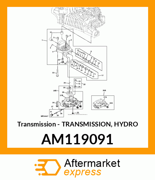 Transmission - TRANSMISSION, HYDRO AM119091