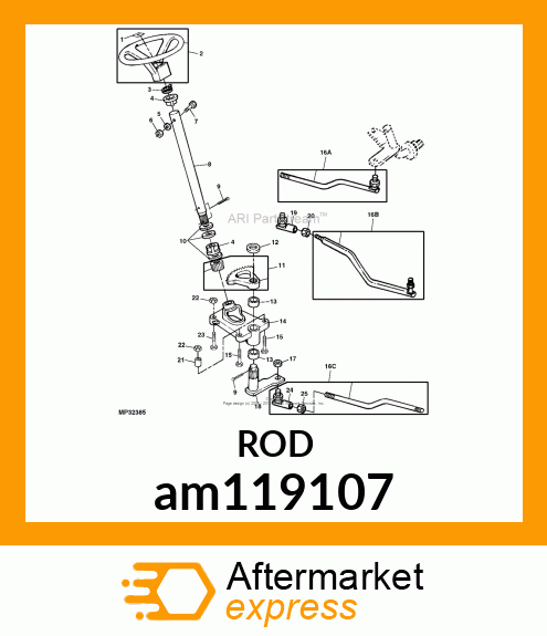 LINK, DRAG ASSY am119107