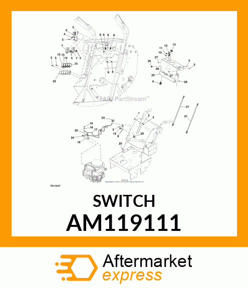 SWITCH, IGNITION AM119111