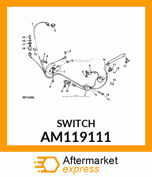 SWITCH, IGNITION AM119111