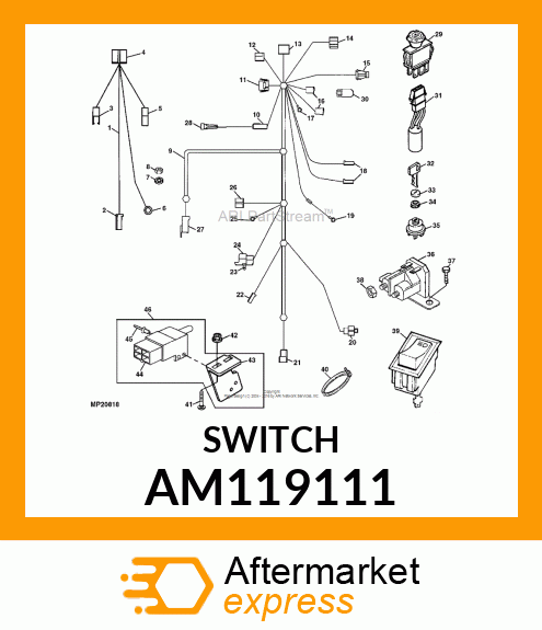 SWITCH, IGNITION AM119111