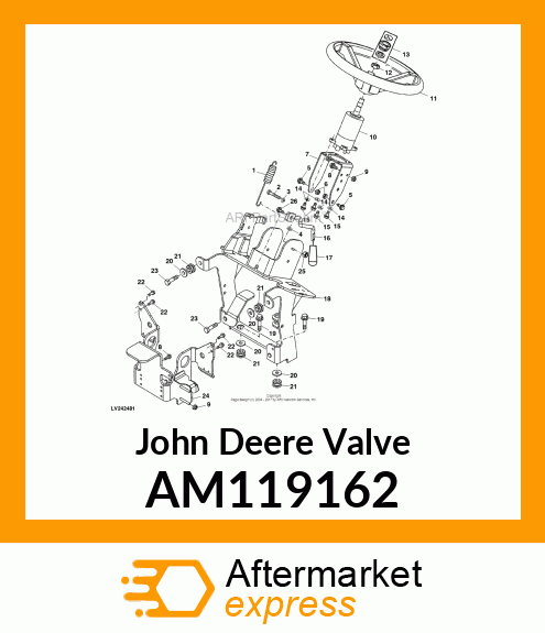 VALVE, HYDROSTATIC STEERING AM119162