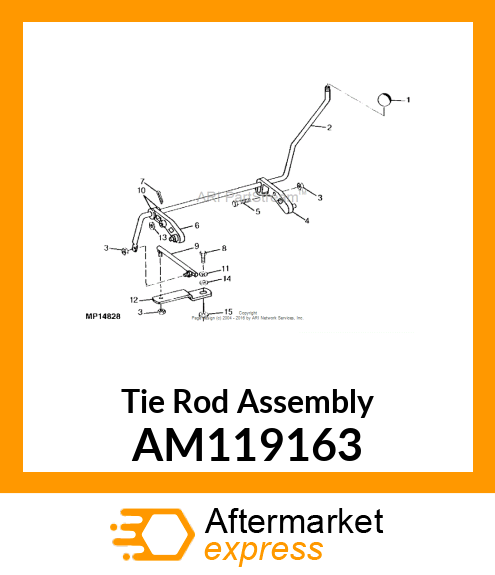 Tie Rod Assembly AM119163