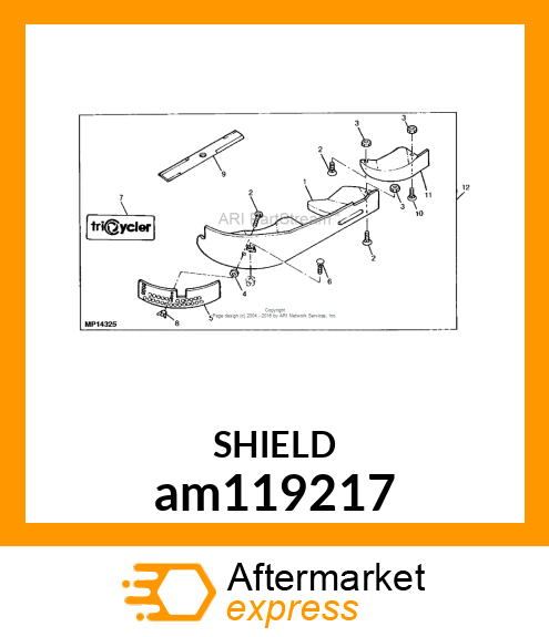 DEFLECTOR, DEFLECTOR, WELDED LH PA am119217