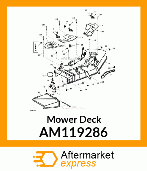 Mower Deck AM119286