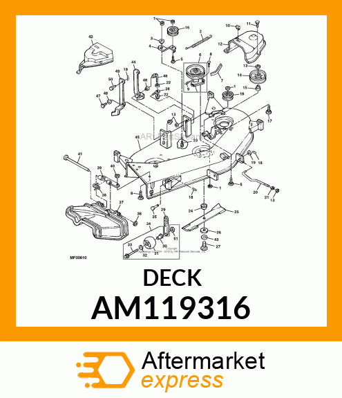 Mower Deck AM119316
