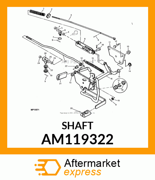 Shaft AM119322