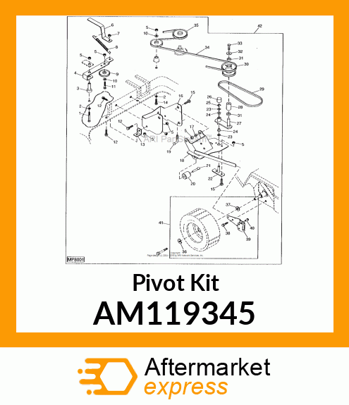 Pivot Kit AM119345