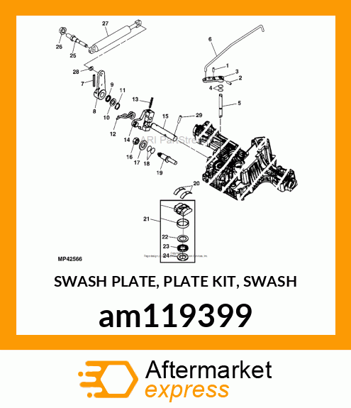 SWASH PLATE, PLATE KIT, SWASH am119399