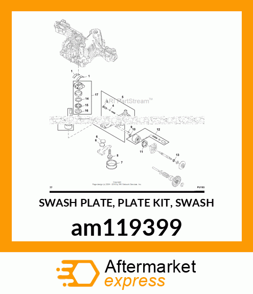 SWASH PLATE, PLATE KIT, SWASH am119399