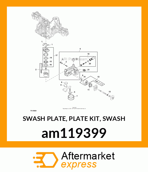 SWASH PLATE, PLATE KIT, SWASH am119399