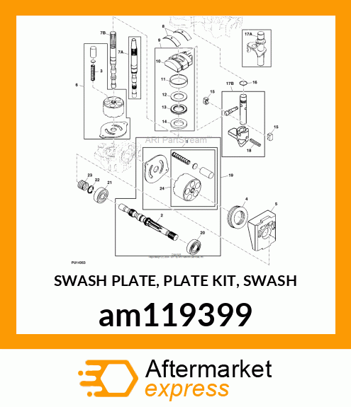 SWASH PLATE, PLATE KIT, SWASH am119399