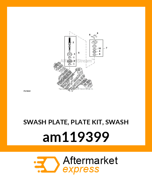 SWASH PLATE, PLATE KIT, SWASH am119399