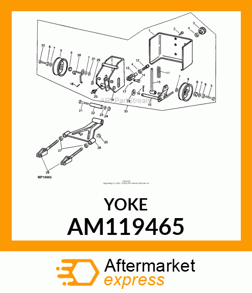 YOKE, WELDED AM119465