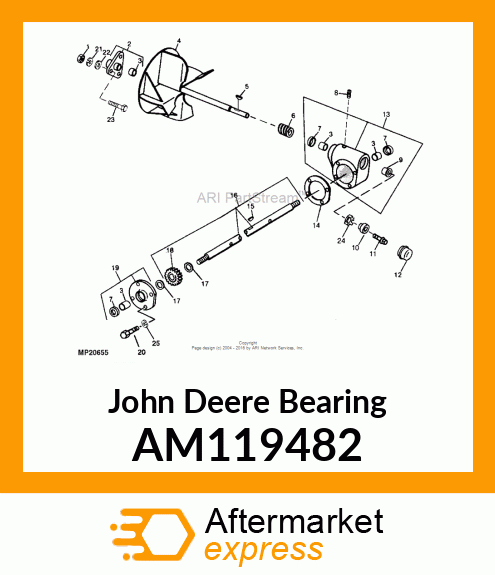 BEARING, IMPELLER ASSY AM119482