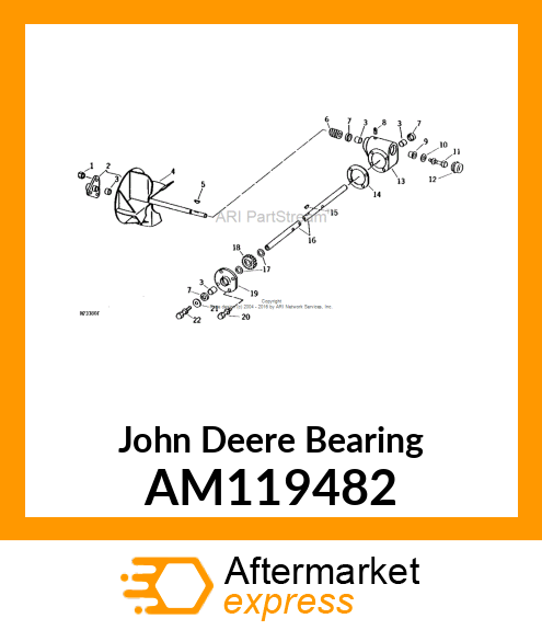 BEARING, IMPELLER ASSY AM119482