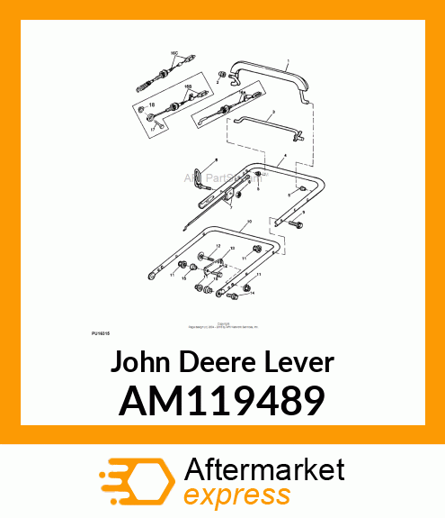 LEVER, UPPER ASSY AM119489