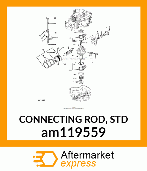 CONNECTING ROD, STD am119559