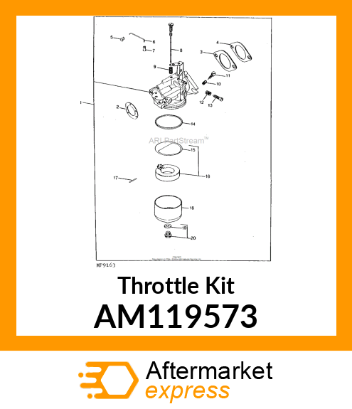 Throttle Kit AM119573