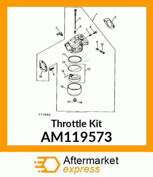 Throttle Kit AM119573