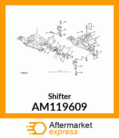 Shifter AM119609