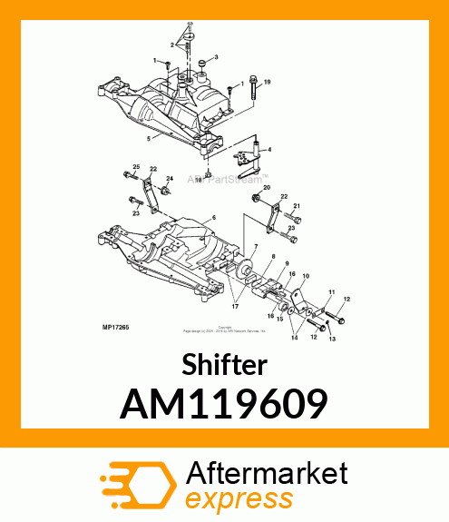 Shifter AM119609