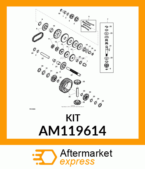 Gear Kit AM119614