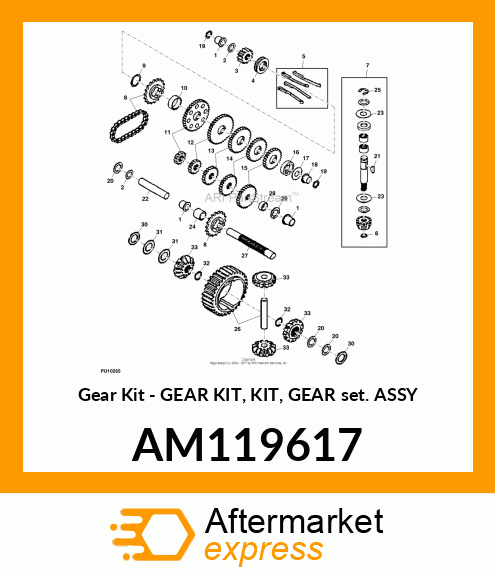Gear Kit AM119617