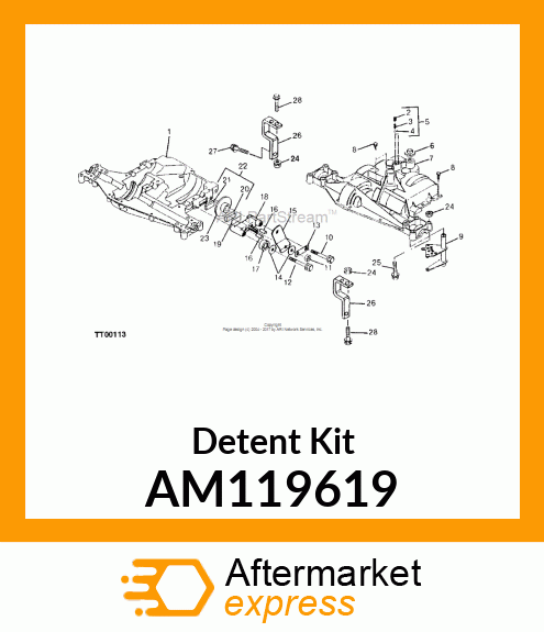 Detent Kit AM119619