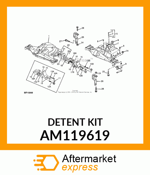 Detent Kit AM119619