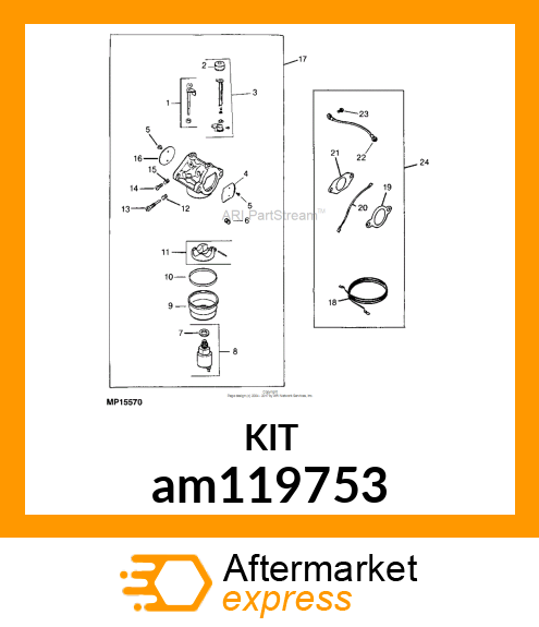 KIT, SOLENOID REPAIR am119753