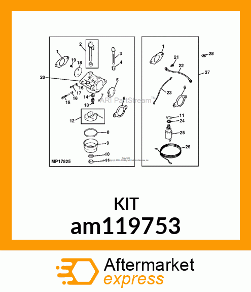 KIT, SOLENOID REPAIR am119753