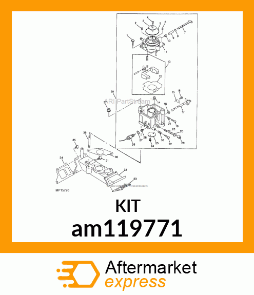 KIT, ENGINE GASKET am119771