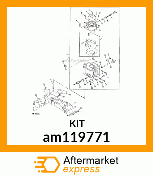 KIT, ENGINE GASKET am119771