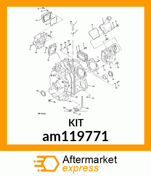 KIT, ENGINE GASKET am119771