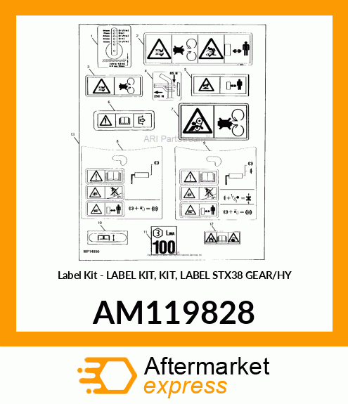 Label Kit AM119828