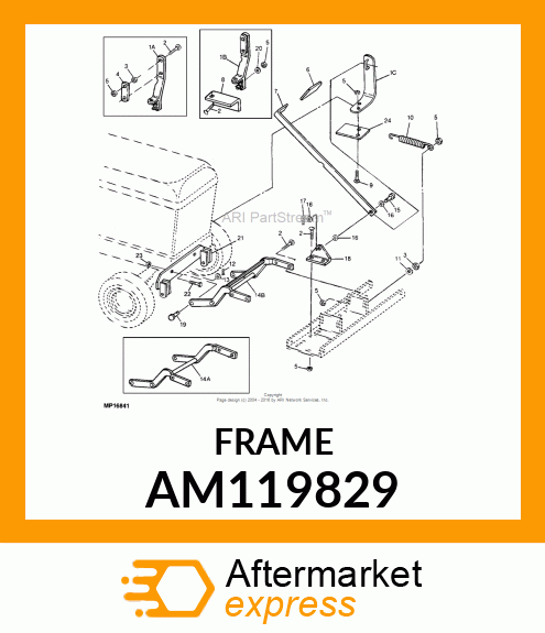 FRAME, THATCHER MOUNTING AM119829